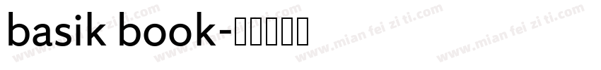 basik book字体转换